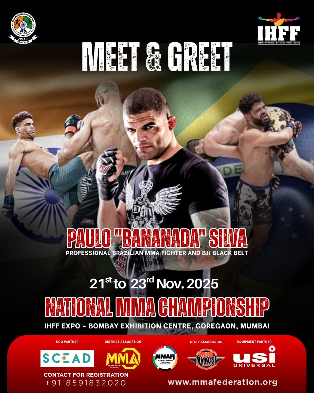 Read more about the article MMAFI is Set to Dominate IHFF 2025 with Trio of Combat Championships