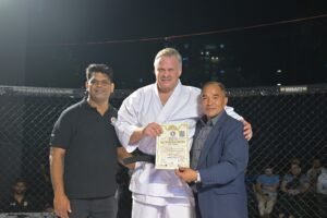 Read more about the article Evgeny Griva Awarded Shodan Black Belt in Recognition of Contributions to Martial Arts and International Cooperation