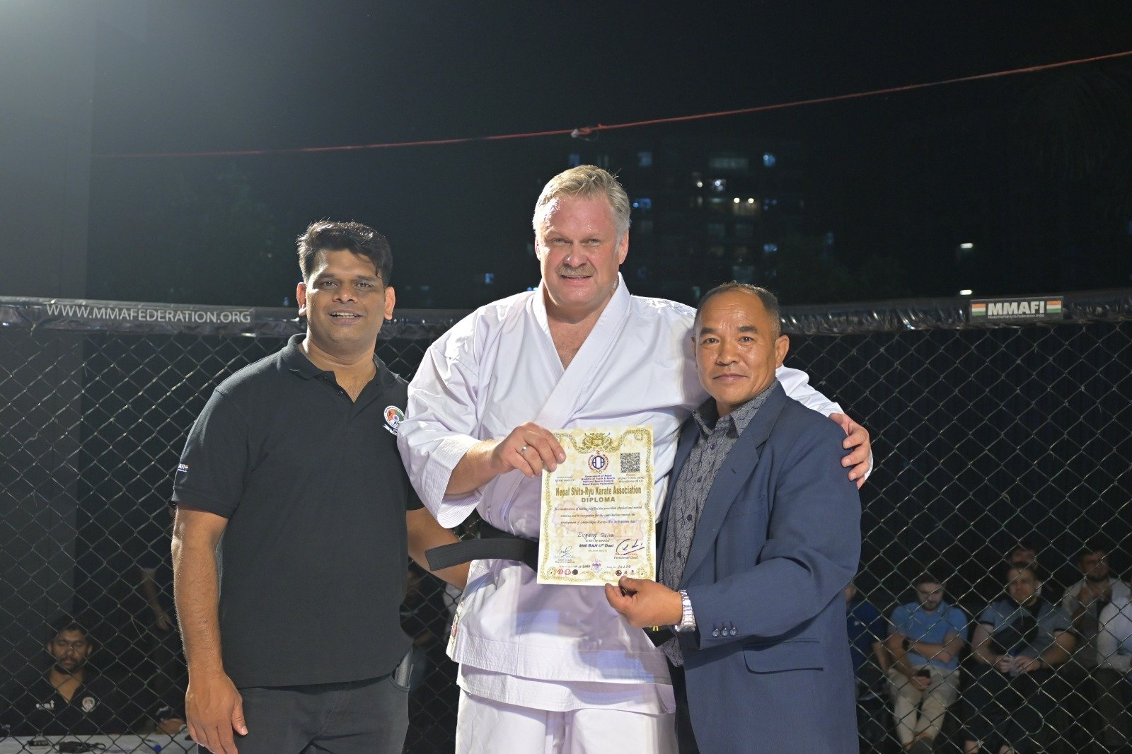 Read more about the article Evgeny Griva Awarded Shodan Black Belt in Recognition of Contributions to Martial Arts and International Cooperation
